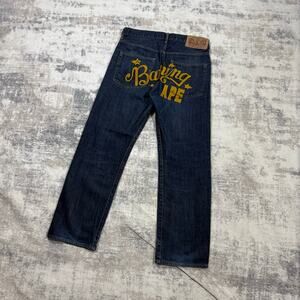 Authentic Bape 2000’s Shooting Star Jeans 32